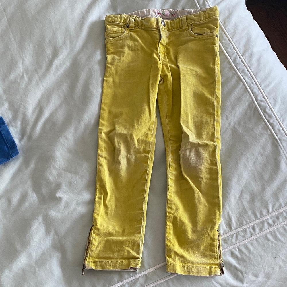 Bonpoint yellow jeans